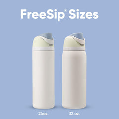 Owala Freesip Insulated Stainless Steel Water Bottle with Straw for Sports and Travel, Leak Proof, Bpa-Free, 945Ml, Iced Breeze