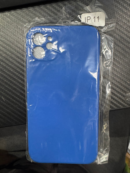 2 of a Set,Phone Case, Midnight Blue for Iphone 11, The Color of The Shock-Absorbing Silicone Sleeve