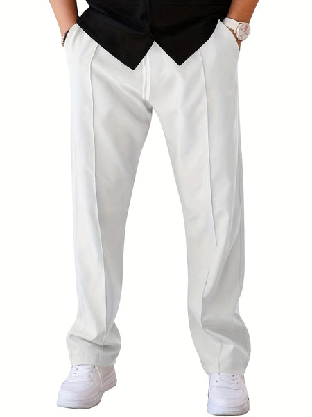 Men's Two-pc Pants, Fashionable Casual Trousers for Outdoor Wear