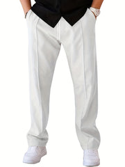 Men's Two-pc Pants, Fashionable Casual Trousers for Outdoor Wear