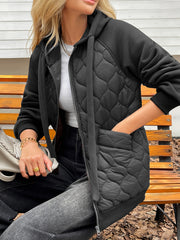 New Autumn And Winter Thickened Warm Jacket with a Loose Fit And Hood