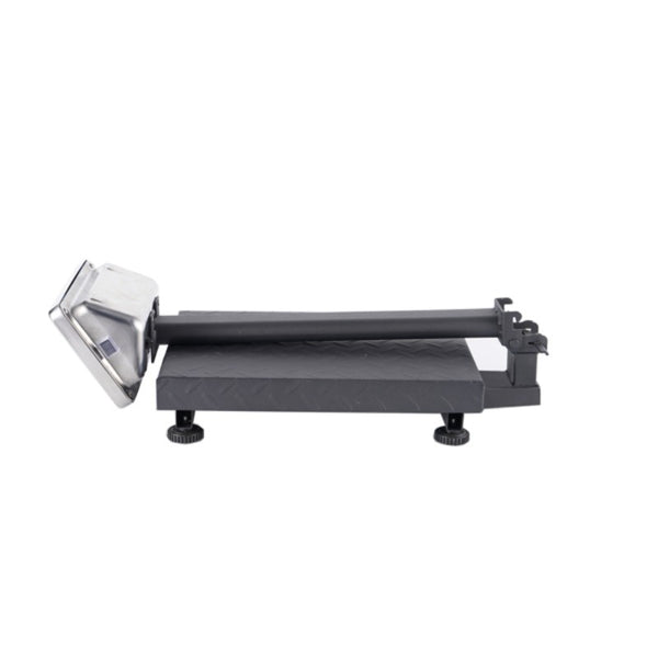 Maximum load-bearing capacity of 100kg, high-precision platform scale, durable dark gray stainless steel material, 40 x 30 x 70. The large scale surface can store unit price memory and accumulate 50g division values. It can store 5 unit prices and 99 cumu