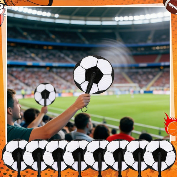 5pcs Foldable Handheld Soccer Fan, Essential for Fans, Party Decoration, Summer Gift, Viewing Must-Have, Cheer for Football, NORTH AMERICA 26 THE WORLD MEETS IN 26