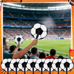 5pcs Foldable Handheld Soccer Fan, Essential for Fans, Party Decoration, Summer Gift, Viewing Must-Have, Cheer for Football, NORTH AMERICA 26 THE WORLD MEETS IN 26