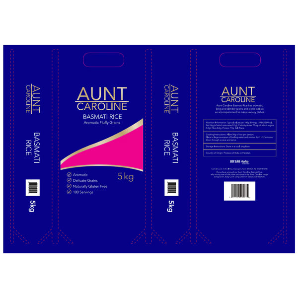 Aunt Caroline Basmati Rice, 5Kg