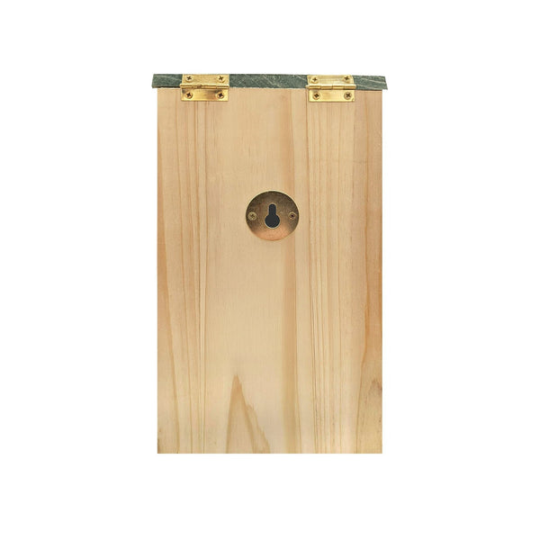 2 X Wooden Nesting Box Bird House Nesting Box Small Birds Bluetit Robin Sparrow