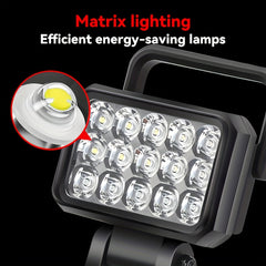 21V Portable LED Work Light, Outdoor Flashlight, Spotlight, Work Light, On-site Lighting, Workplace Lighting, with One Battery, Outdoor Construction Site Lighting, Christmas Gift,