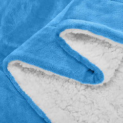 1pc Luxurious Double-Sided Sherpa Throw Blanket – Soft, Warm & Cozy Contemporary Blanket, Machine Washable, Perfect for Couch, Bed, Office & Travel, Ideal Gift