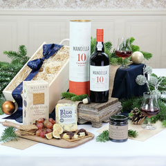 Heather & Bale the 10Yr Tawny Port & Stilton Christmas Box