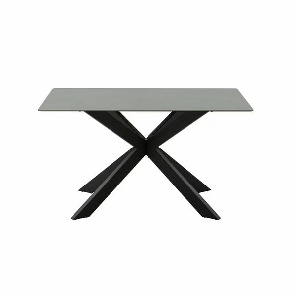 Indus Valley Arden Ceramic Dining Table with Grey Corner Bench & Low Bench