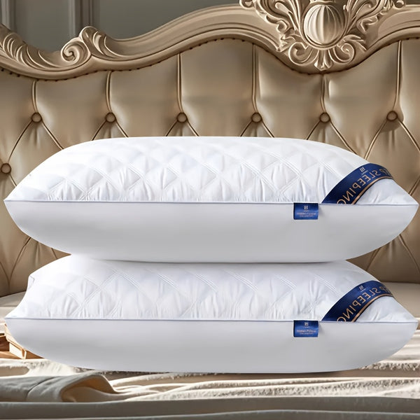 2pcs/4pcs Bedding Pillow, Neck Pillow, Soft, Comfortable, Multifunctional Home Neck Support Pillow, High Quality Pillow Core, Suitable for 4 Seasons: Spring, Summer, Autumn And Winter