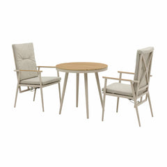 Bramblecrest Wisely 3 Piece Recliner Patio Set in Mocha