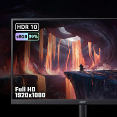 Acer Nitro KG1, 23.8 Inch Full HD 200Hz IPS Gaming Monitor, UM.QX1EE.104