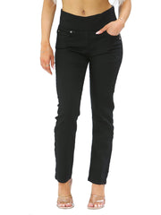 MYT Womens Elasticated Waist Jeans Tummy Control Stretch Ladies Denim Jeggings Size 10-24