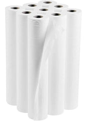 9x Rolls Hygiene Couch Rolls Salon Barbers Strong Paper Laminated Embossed Paper Tissue Disposable 2 Ply 20
