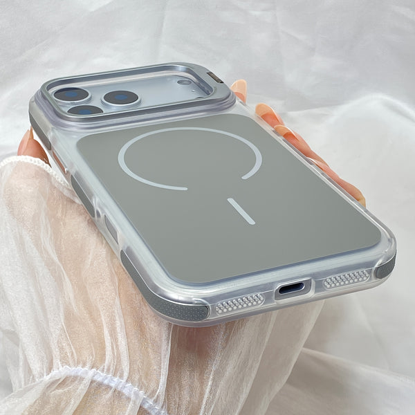 Phone Case - Magnetic Case with Kickstand for Iphone 17, 16, 15, 14, And 13 Pro Max, As Well As 14, And 16 Plus. It Is Compatible with Magsafe And Features a Built-In Stash Stand. This Hard Phone Bumper Cover Is Designed to Be Anti-Slip And Shockpro