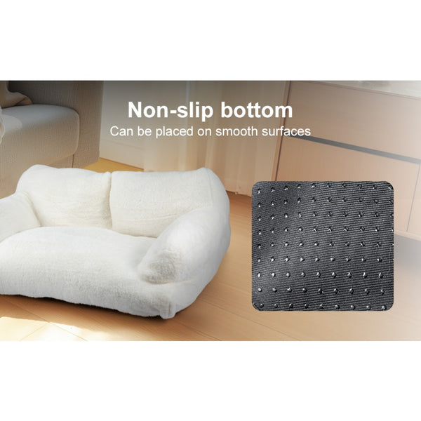Cat Sofa 66x48x33cm Cat Couch Bed Pet Size 15-20 Stylish Cats Bed Catties Fluffy and Soft Catd Sofa Beds Small Dog Sofas Beds for Dogs and Cats for Small and Medium Dogs