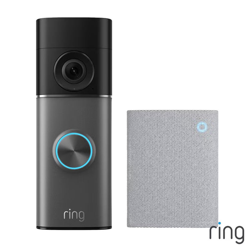 Ring Battery Video Doorbell Pro (Gen 2) Deep Silver + Chime (3Rd Gen)