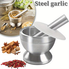 Garlic Cooking Tools, Garlic Press, Garlic Tamper, Small Stainless Steel Garlic Tamper