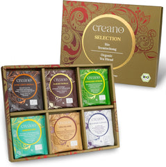 Creano Organic Herbal Tea Gift Set - 27 Organic Tea Bags in 9 Different Varieties - Tea Sampler - 54G*