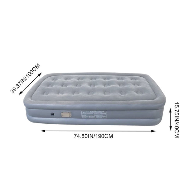 1 Pcs Self-Inflating Air Mattress, designed for outdoor camping enthusiasts and family camping, features fast self-inflation, lightweight, portability and foldability, and is equipped with a portable storage bag + non-slip bottom pattern. Ideal for campin