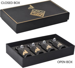 Al Aneeq Luxury Mens Perfume Oil Gift Set, 4 X 12Ml Fine Fragrance for Men