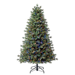 6.5Ft (1.9M) Pre-Lit Aspen Artificial Christmas Tree with 1,500 Colour Changing Micro LED Lights