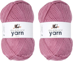 Korbond DK Beige Yarn - 100G Acrylic Wool - Lightweight, Hypoallergenic & Durable Double Knit Crochet Yarn Knitting Wool (290M Total)
