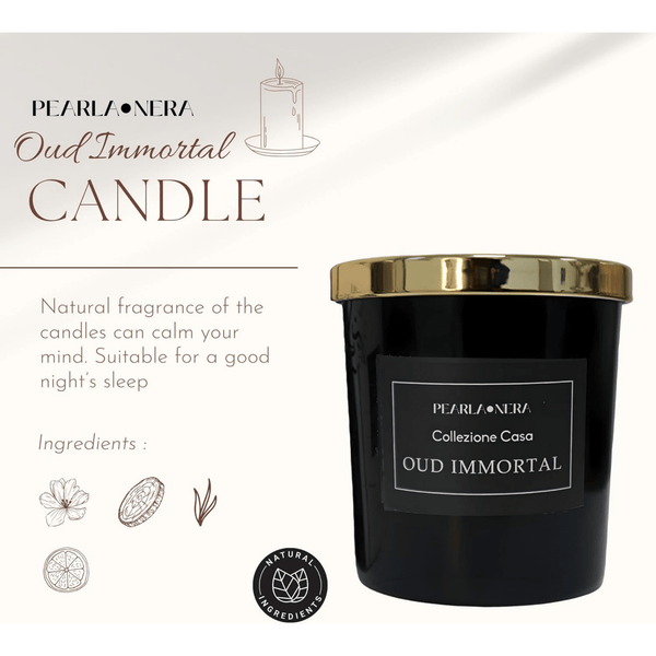 Scented Candles 7oz Soy Wax Candles for Home- Arabian Oudh Amber Rose Blossom - Meditation Aromatherapy Candle Gift Set- Relaxation Gifts for Women and Men- Upto 60 Hours