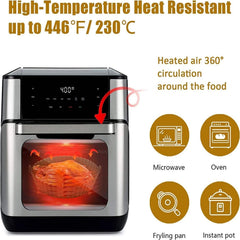 1pc Air Fryer Liners, Black Air Fryer Silicone Liners, Extra Strong Silicone Air Fryer Liners, Basket Air Fryer Accessories