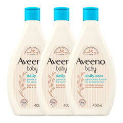 Aveeno Baby Hair & Body Wash, 3 X 400Ml