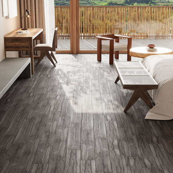36pcs Retro Wood Effect PVC Flooring Self-adhesive Floor Planks, 5.0m² Vinyl Flooring Floor Plank Floor Tiles Floorboard for Living Room, Bedroom, Kitchen, Office