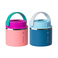 Thermoflask Food Jars 591Ml, 2 Pack in Electric Sunset & Tropical Glow
