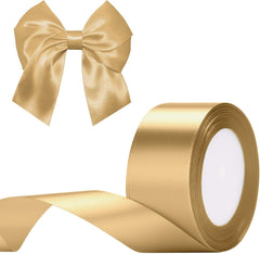 G2PLUS White Stain Ribbons - 22M Thick Fabric Gift Wrap Ribbons for Crafting, Wedding & Valentine'S Day Decoration