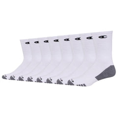 Champion Men'S Crew Sock, 8 Pack