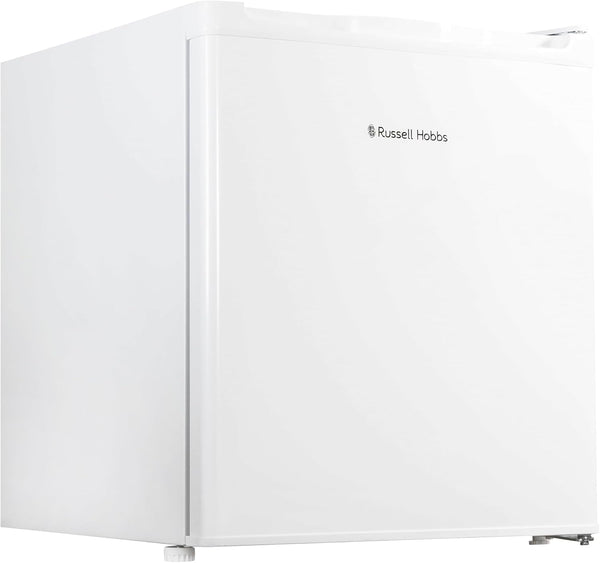 Russell Hobbs Table Top Larder Mini Fridge 40L Capacity, Quiet Running 39DB, Reversible Door, 0 to 8 Degrees Manual Temperature Control, White RHTTLF2E1W
