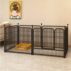 Portable Foldable Dog Gates Dog, Fence  and Medium- Sized Dog Household Fence - Multi- Functional Isolation for Pet Puppy Safety