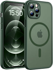 TOCOL Magnetic for Iphone 17 Pro Max Case 6.9-Inch, Compatible with Magsafe, Full Camera Protection, Built-In Magnetic Ring, Drop Protection Shockproof Translucent Matte Phone Cover