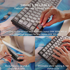 Cherry KW 300 Mechanical Keyboard