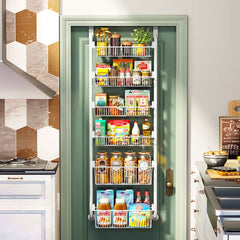4/6-tier Over Door Storage Kitchen, Spice Rack Over Door, over Door