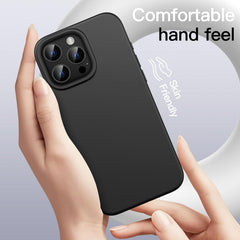 Case For iPhone 16 Pro Max Plus 15 Pro Max Plus 16e (2025) 14 Pro Max Plus 13 Pro Max Mini 12 Pro Max Mini 11 Pro Max Black Shockproof Phone Cover