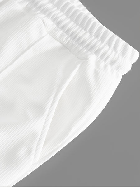 Men's 2pcs Set: Long-Sleeve Shirt and Drawstring Pants - Clean, Comfortable, Breathable