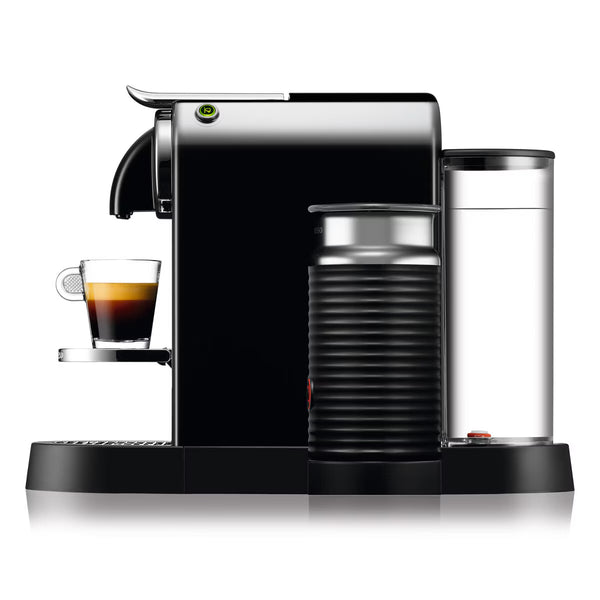 Nespresso by De'Longhi Citiz Capsule Coffee Machine & Aeroccino Milk Frother, Black