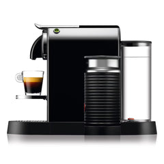 Nespresso by De'Longhi Citiz Capsule Coffee Machine & Aeroccino Milk Frother, Black