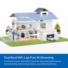 Tp-Link Tapo C460 4K 8MP Battery Powered Outdoor Security Camera -2 Pack