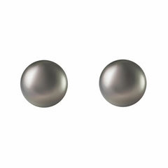 10-10.5Mm Tahitian Pearl Earrings, 14Ct White Gold