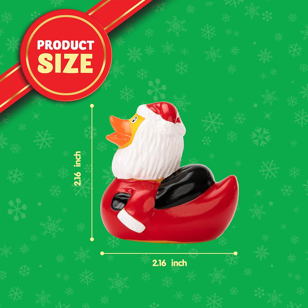 JOYIN 2025 Advent Calendar 24 Days Christmas Countdown with 24 Rubber Ducks for Boys, Girls, Kidss and Toddler, Christmas Party Favor Gifts