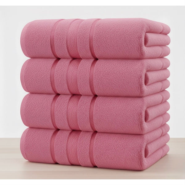4X Bath Sheets 80x155CM Pure Cotton Big Size Large Bathroom Towels Set Quick Dry Soft Bath Towels