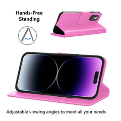 Luxury Case for iPhone 16 Pro Max Plus, 15 Pro Max Plus, 14 Pro Max Plus, 13 Pro Max mini, 12 Pro Max Mini, 11 Pro Max XS MAX XS X SE 8 Plus 7 Plus 6 6S PlusLeather Phone Case Cover, PU Faux Leather Wallet Book Folio Flip Magnetic Shockproof Case with Car