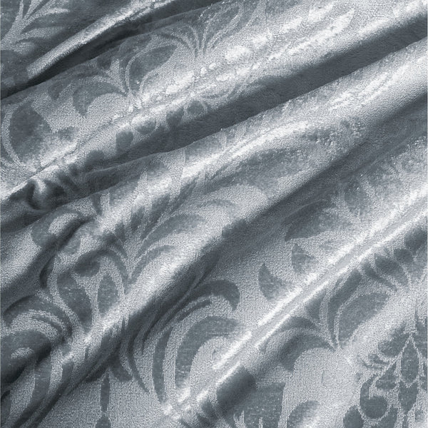 3 Piece Velvet Quilted Bedspread Set Jacquard Damask Bed Cover with Pillow Shams | Luxury Soft Polyester Bedspread for Double King Super King Beds | Modern Elegant Bedroom Bedding Set